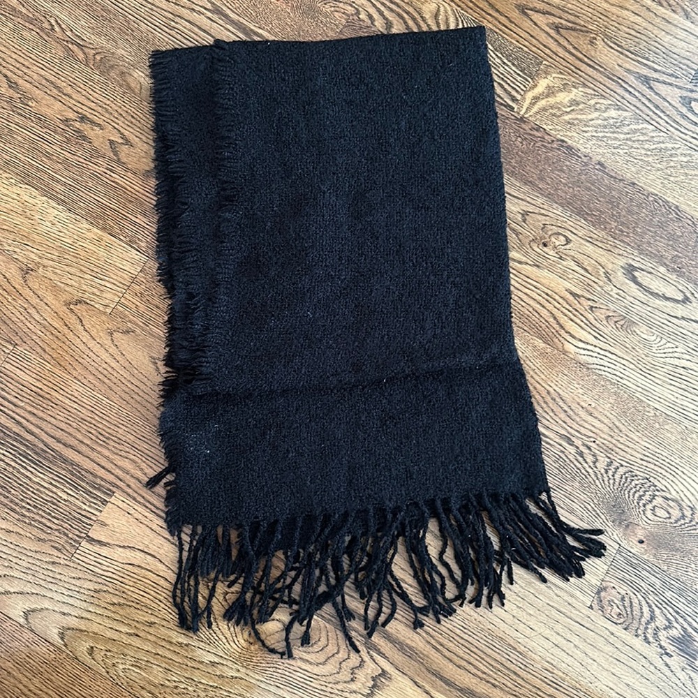 FREE w PURCHASE: black wrap shawl scarf